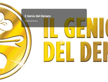 Tablet Screenshot of ilgeniodeldenaro.com